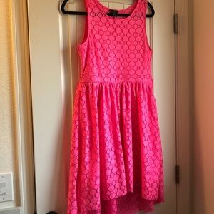 H&M pink hi-lo dress